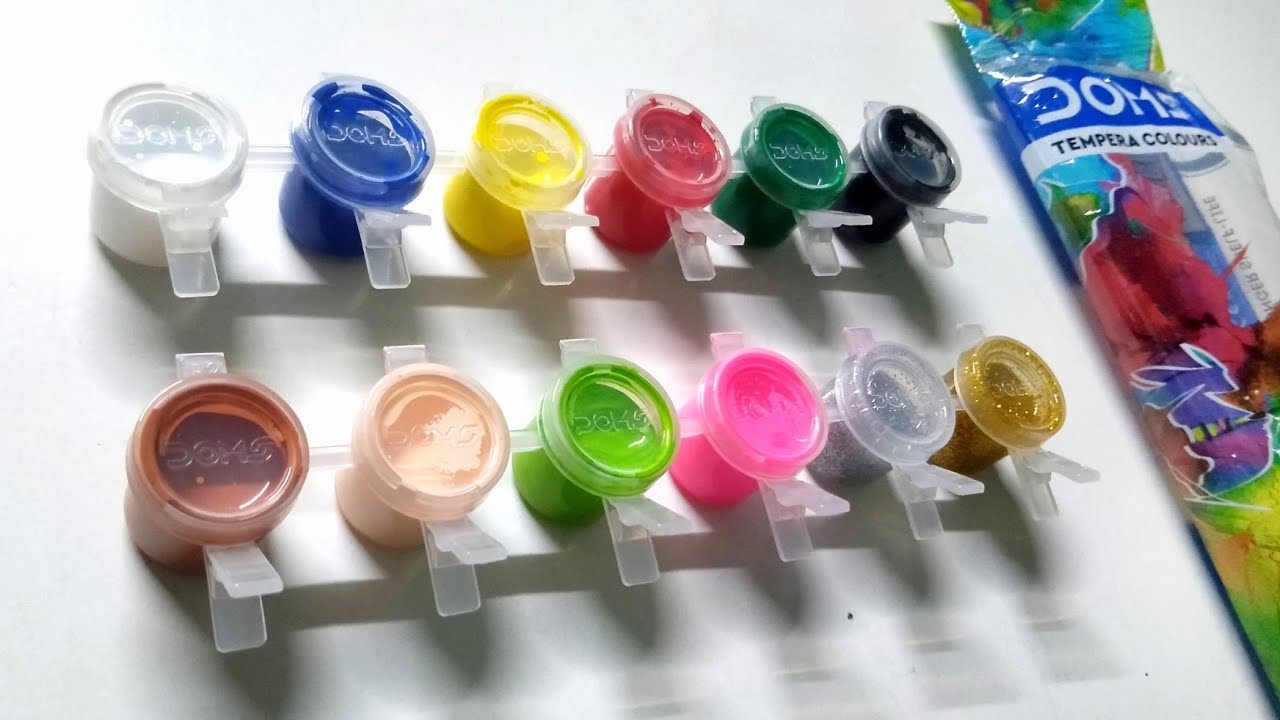 Picture of DOMS Tempera Colour 12 Shades