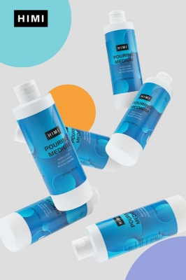 Picture of Himi Miya Pouring medium acrylic flow Increases the transparency of acrylic paints without affecting their color intensity and vibrancy