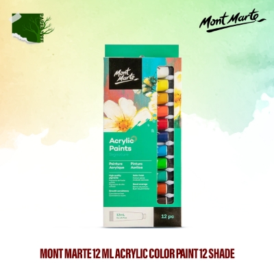 Picture of Mont Marte 12 ML Acrylic Color Paint 12 Shade