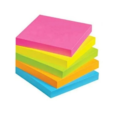 Picture of Sticky Notes 3x3 "Post It Note Pad 5 Color-400 Sheet-400 Sheet Easy to Use and Maintain