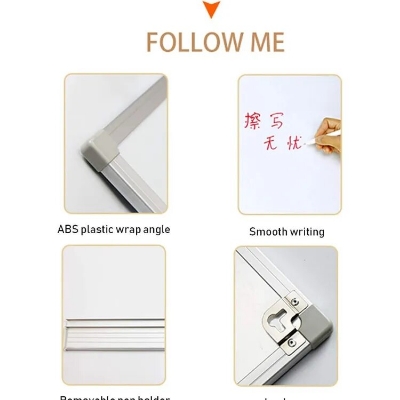 Picture of White Board Writing Board 18/24 INCH - Versatile and Practical Board for Notes, Messages, and Presentations - Great Addition to Home and Office