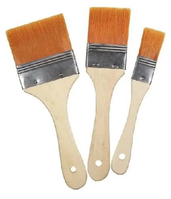 Picture of Keepsmiling Gesso Brushes Flat 3pcs