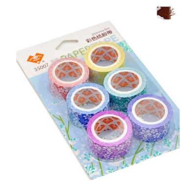 Picture of 6 Pcs floral paper tape
