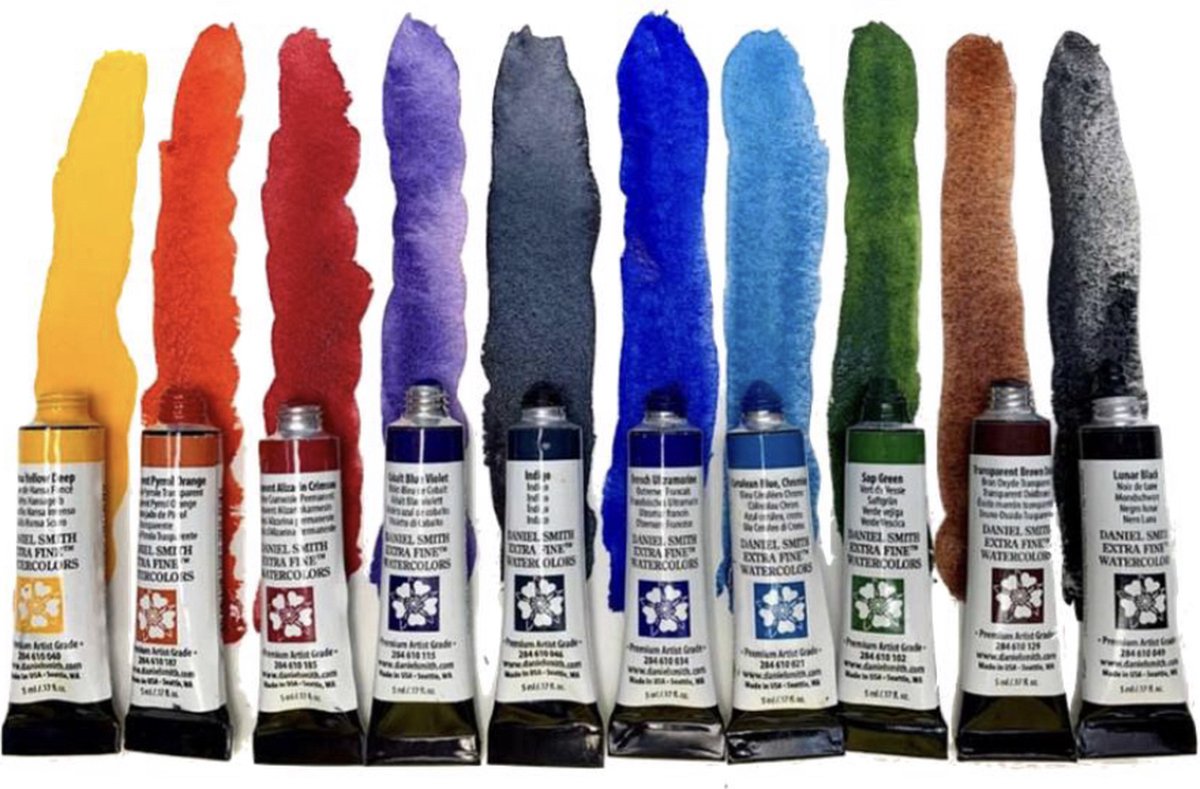Picture of Daniel Smith Watercolor 10 Color Paul Wang’s Colour Play Lab Set (10 X 5ml tubes)
