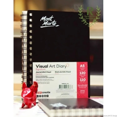Picture of Mont Marte Visual Art Diary A5 110gsm 120 Sheet