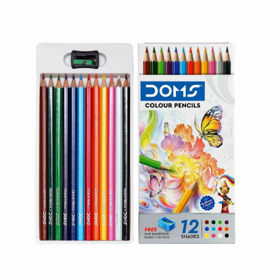 Picture of DOMS 12 Shade Round Shaped Color Pencils