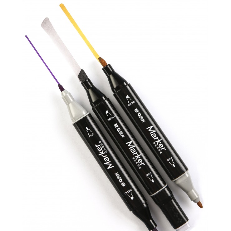 Picture of M&G Double sided markers with allcohol based ink 40 pcs