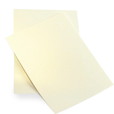 Picture of White Gold Certificate printing paper A4 Paper 10 Pcs also use sketching and drawing