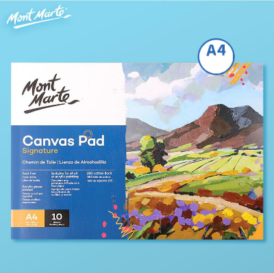 Picture of Mont Marte Canvas Pad 10 Sheet A4
