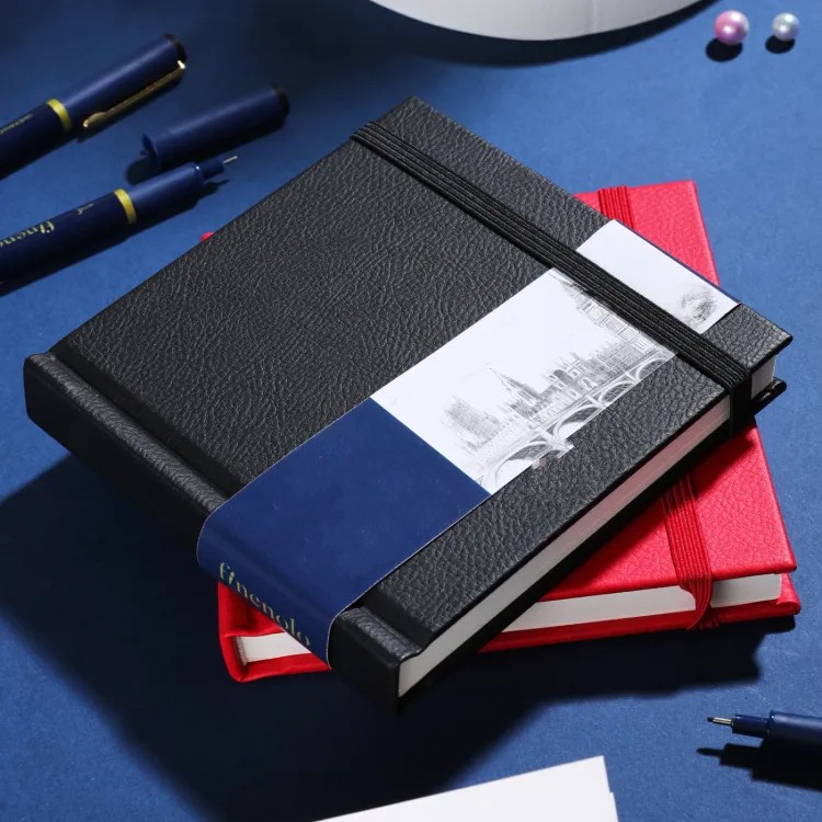 Picture of Papertree Premium Water & Acrylic Pad Black Leather Cover