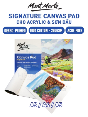 Picture of Mont Marte Canvas Pad A3 Size 11.7x16.5 inch