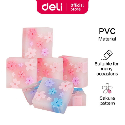 Picture of Deli Eraser 71135 Sakura Series Eraser PVC Material [Per Pcs]