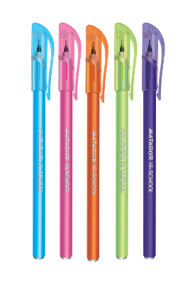 Picture of Matador Hi-School Colors Ball Pen Multicolor 5 Pcs
