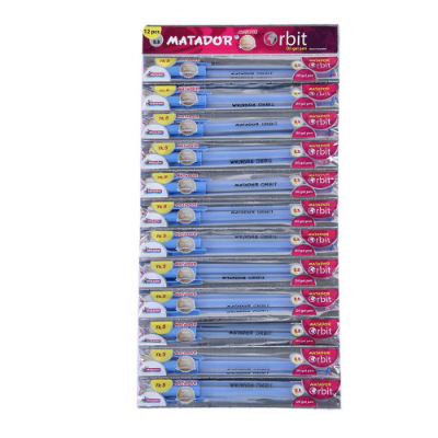 Picture of Matador Orbit Ball Pen Blue 12 PC
