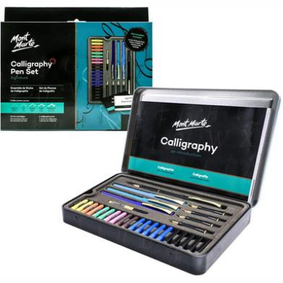 Picture of Mont Marte Calligraphy Pen Set 31 Pcs full set