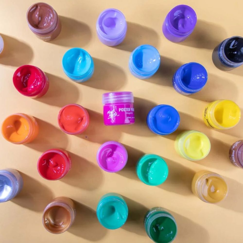 Picture of Mont Marte Poster Paint Set 24pc x 20ml