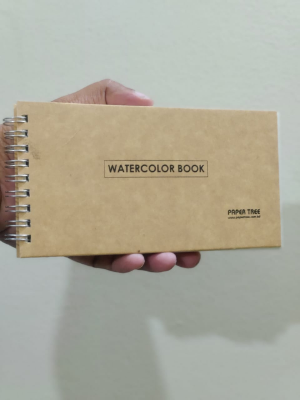 Picture of Papertree watercolor book 7x3.5 inch - 40 sheets