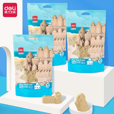 Picture of Deli 67868 Toy Sand Kids Safe Non-Toxic Baby Indoor Magic Sand Set