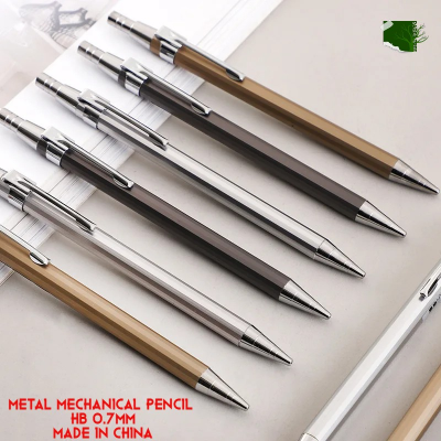 Picture of 01 Pcs Metal mechanical pencil HB 0.7mm