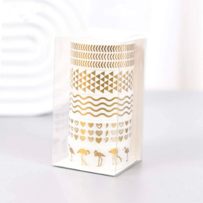Picture of Gold and Silver Pattern Washi Tape Set Decoration Sticker Scrapbooking DIY Diary Adhesive Masking Tape Stationery Supplies