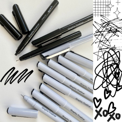 Picture of Mont Marte Technical Drawing Pens Fine Liner Pen 12pc