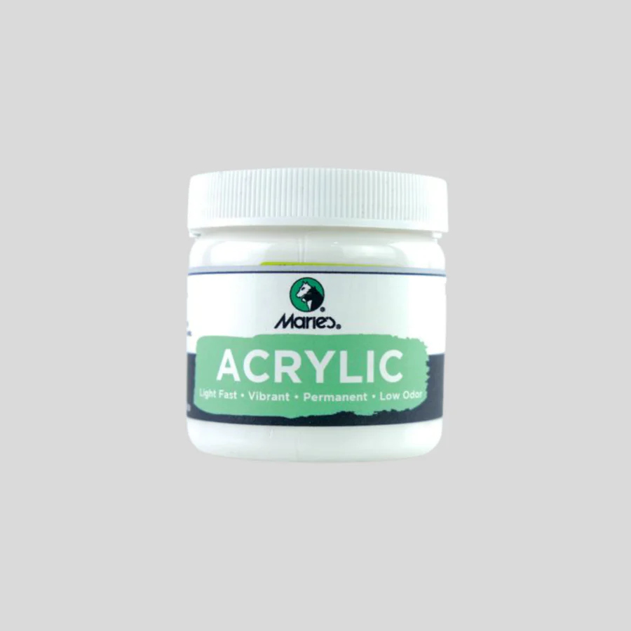 Picture of Marie's Acrylic Colors Paint 100 ml White (New Pack)