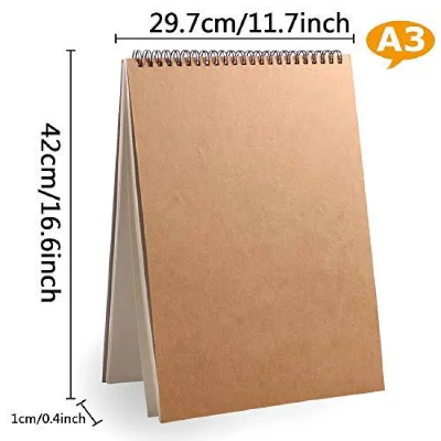 Picture of Sketch art & drawing Book, Spiral Cartridge paper For Artists A5/A4/A3
