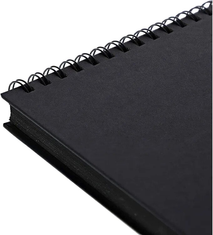 Picture of Black Paper Note Book A5