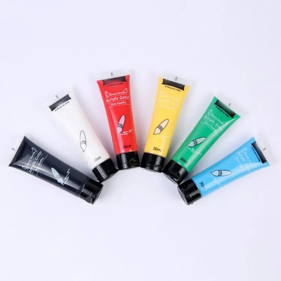 Picture of Acrylic Colour 6 Colors 30ml Professional Acrylic Paint Set