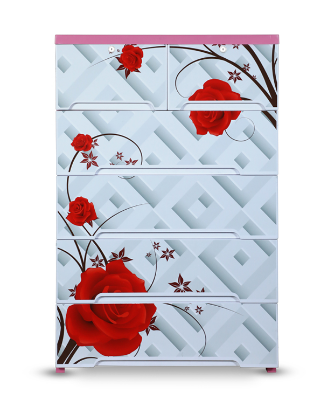 Buy Supreme  Wardrobe (Double-5D)-Rose line TEL at Best Price In Bangladesh