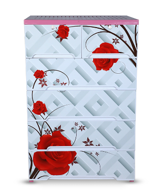 Buy Supreme  Wardrobe (Double-5D)-Rose line TEL at Best Price In Bangladesh