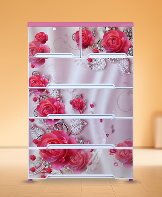 Buy Supreme  Wardrobe (Double-5D)-Rose marble -TEL at Best Price In Bangladesh