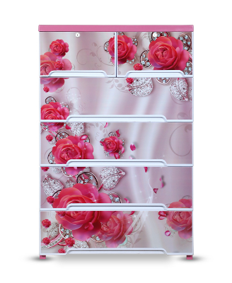 Buy Supreme  Wardrobe (Double-5D)-Rose marble -TEL at Best Price In Bangladesh