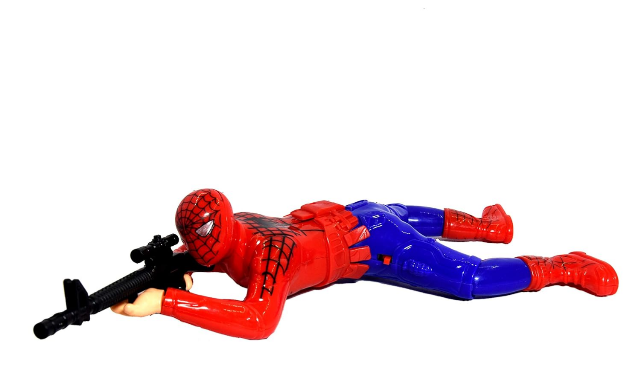 Picture of Crawling Spider Man Battery Operated Toy With Lights and Music For Kids 