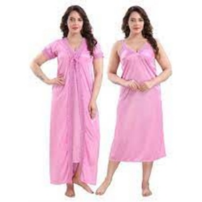 Picture of Night Dress For Women 2 Part Fashionable, Stylish And Comfortable Sleepwear - Night Dress For Women - Night Dress For Women