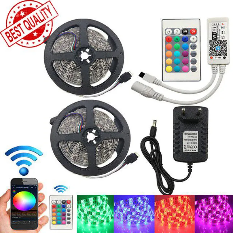 Buy Waterproof RGB Remote Control Led Strip Light at Best Price in Bangladesh