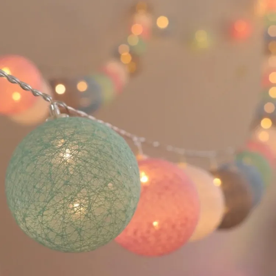 Buy Cotton Ball Garland Fairy Lights-Fairy Lights at Best Price in Bangladesh