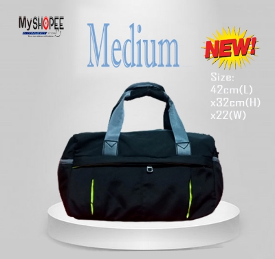 Picture of Travel Bag Waterproof  Weekender Bags Oxford Cloth Luggages Handbag Shoulder Dry and Wet Separation Sport Bag Fitness Bag Gym Totes for Men 0r Women medium size  ( maroon / navy / Black)