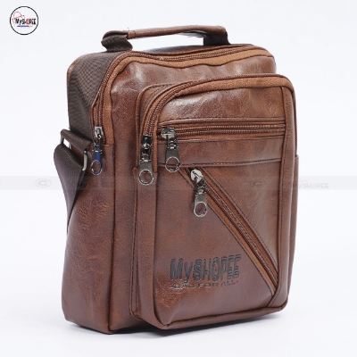 Picture of Premium cross body   Chest Bags Double Layer Zipper High-Capacity Messenger Bag