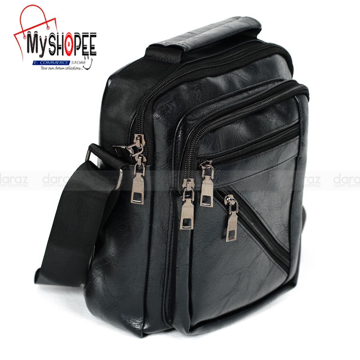 Picture of Premium cross body   Chest Bags Double Layer Zipper High-Capacity Messenger Bag
