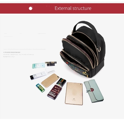 Picture of Oxford Cloth Mini 3D Printing Backpack 2022 Women's Fashion Waterproof Bags For Teen Multifunction Wear-Resistant Travel Bag Mochila size 24cm,20cm,14 Girls Stylish Cute Look Women MY SHOPEE BD