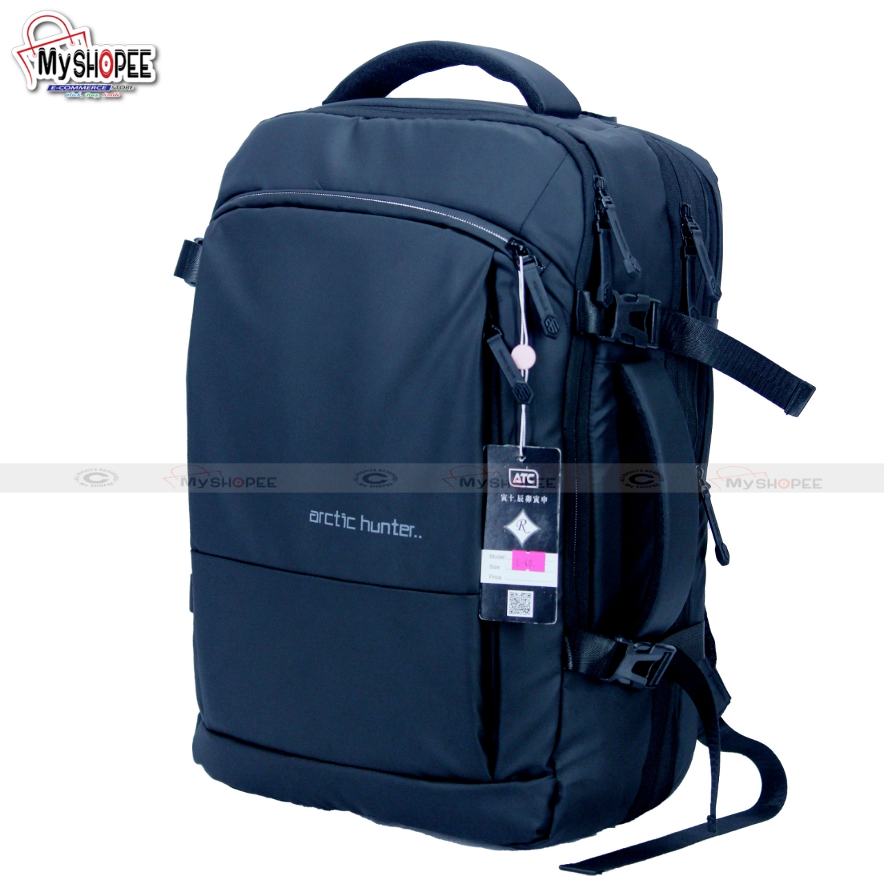 Picture of MY SHOPEE BD artic hunter Fan's made addition ARCTIC HUNTER Backpack Men Fit 17.6 inch Laptop USB Charging Multi-layer Men's Bag Large Capacity Backpacks, Expandable Backpacks - Backpack MY SHOPEE BD