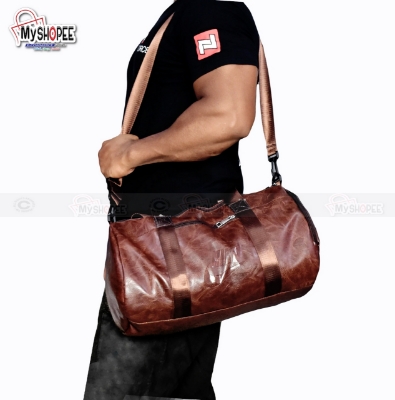 Picture of Sports and Gym Bag - 16/8 inch Fitness Gym Bag /Mountain 18 Litter Duffel Bag / PU leather  Gym Bag for Men and Women -MY SHOPEE BD