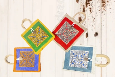 Picture of Lunch Bag Tiffin Bag Hotpot bag for Men Women Big chamber Bag hand bag tiffin carrier bag Tiffin Box Bag Kaporer bag Handicrafts Bag