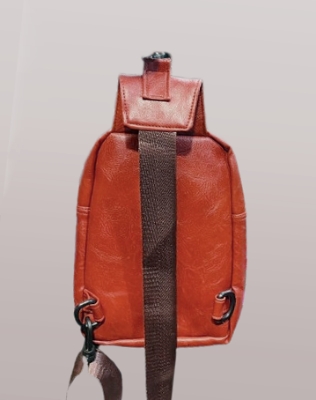 Picture of Pu Leather Premium cross body bag for Men Louiswill Sport Cross Body Bag for men myshopeebd Chest Bag Fashion New Solid Color Men Chest Bag Outdoor Casual Fashion One Shoulder Crossbody Bag