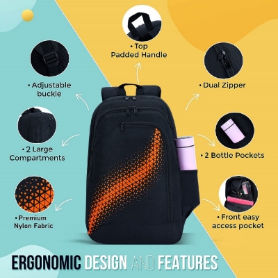 Picture of Espiral American Tourister Super Light weight traveling, School Backpack Lilliput 25 Liter Daypack-Waterproof -School Bag-College Bag--Office Bag-Laptop Bag-Biker -Cyclist Backpack  MY SHOPEE BD