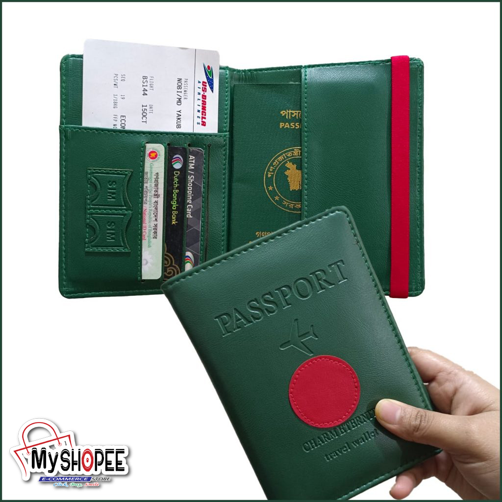 Picture of Sonar Bangla Passport Cover & Card Holder For Men/ Women - Passport Cover myshopee bd