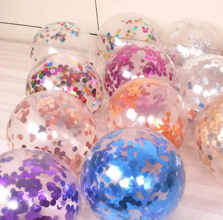 Buy Confetti Latex Transparent Balloons/New Amazon Clear Confetti Balloons Birthday Wedding Party Balloons Decoration at Best Price in Bangladesh