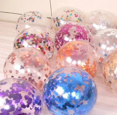 Buy Confetti Latex Transparent Balloons/New Amazon Clear Confetti Balloons Birthday Wedding Party Balloons Decoration at Best Price in Bangladesh