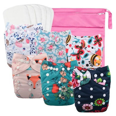 Picture of Washable Reusable Cloth Diaper Pant for Baby-( 0-24 month )-1PC